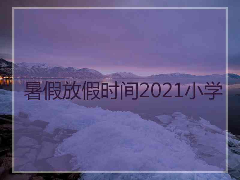 暑假放假时间2021小学