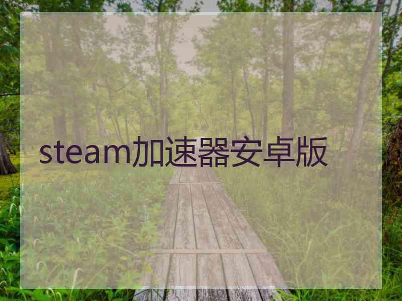 steam加速器安卓版