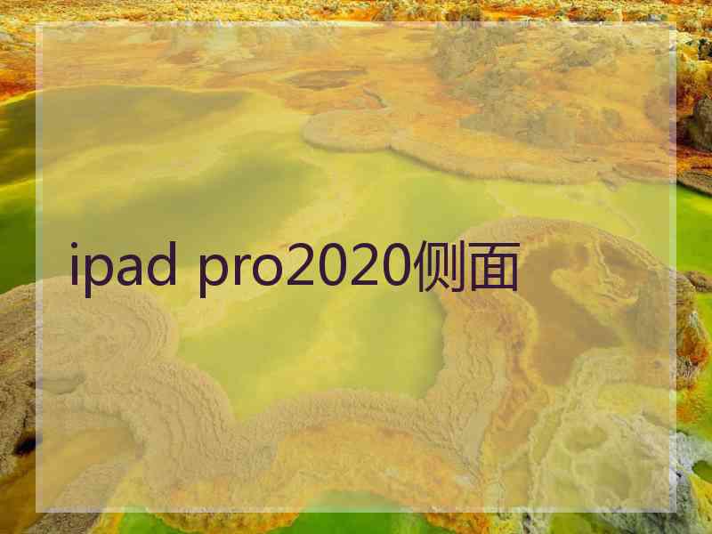 ipad pro2020侧面