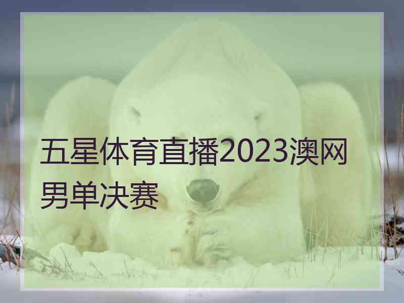 五星体育直播2023澳网男单决赛