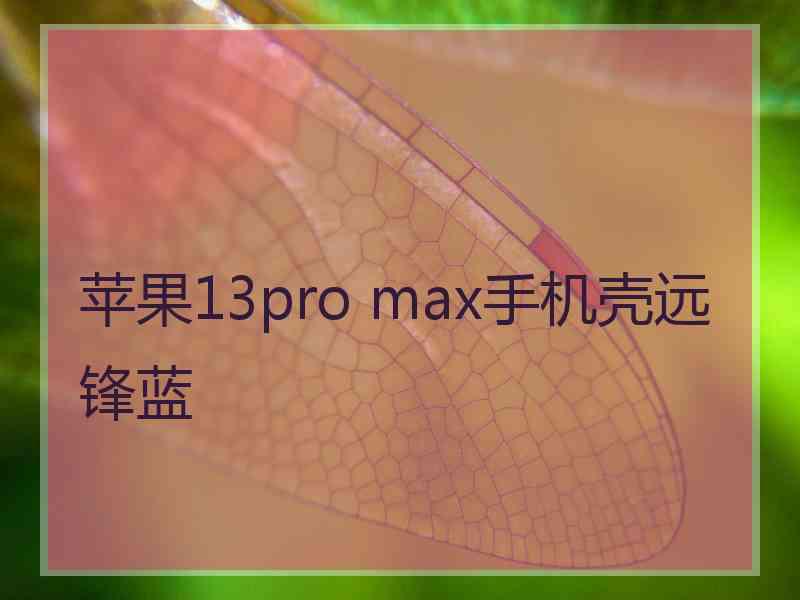 苹果13pro max手机壳远锋蓝