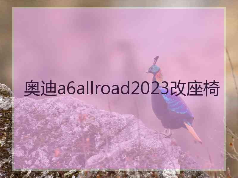 奥迪a6allroad2023改座椅