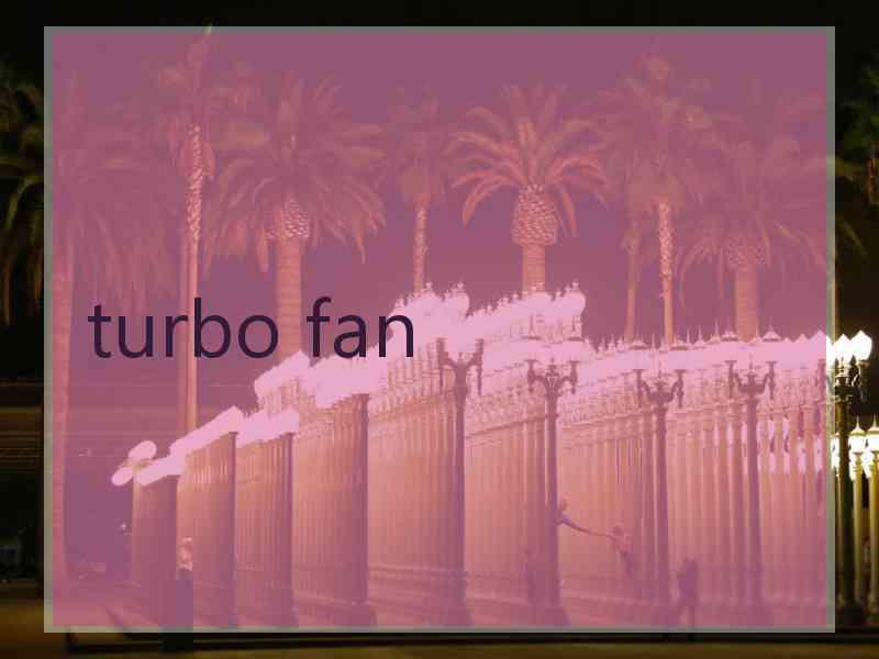 turbo fan