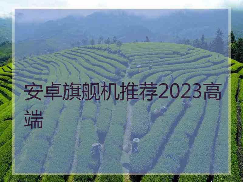 安卓旗舰机推荐2023高端