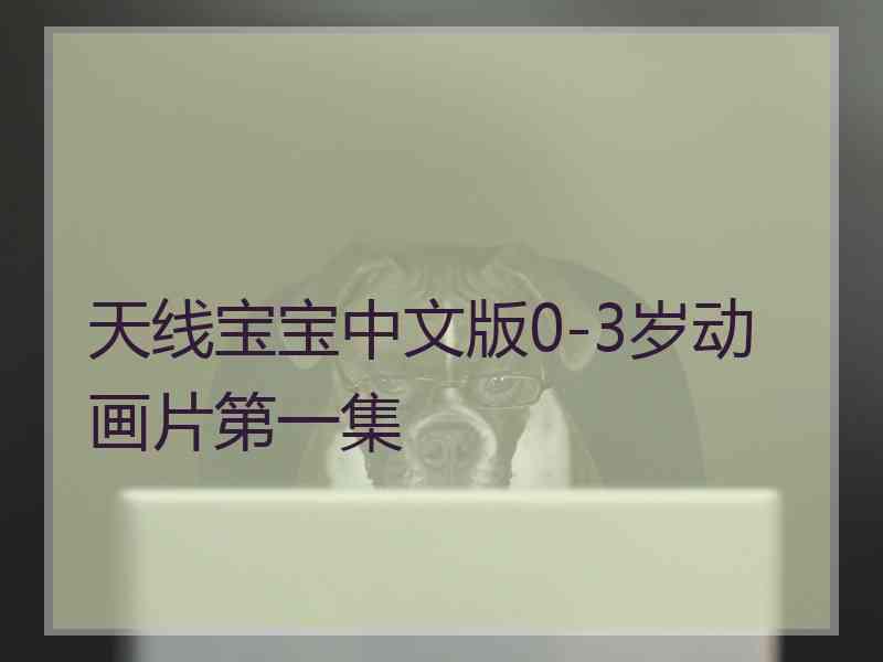 天线宝宝中文版0-3岁动画片第一集