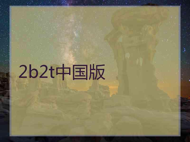 2b2t中国版