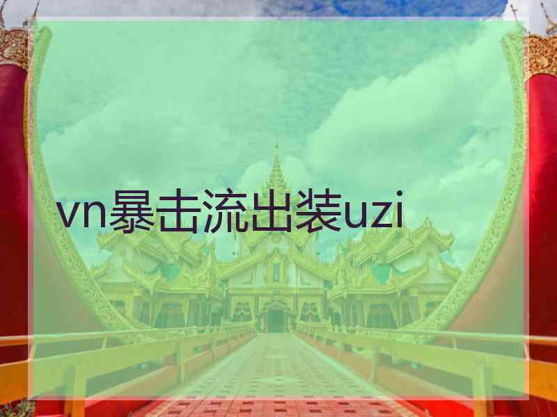 vn暴击流出装uzi