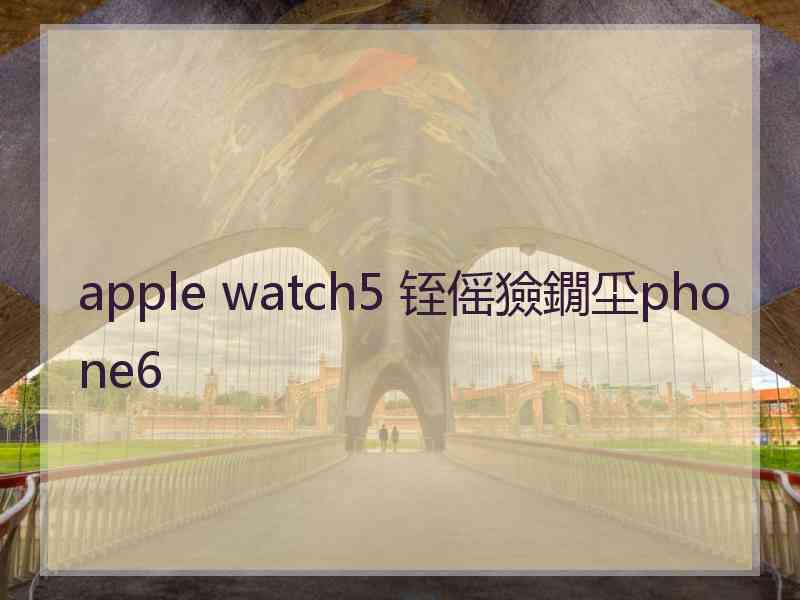 apple watch5 铚傜獫鐗坕phone6