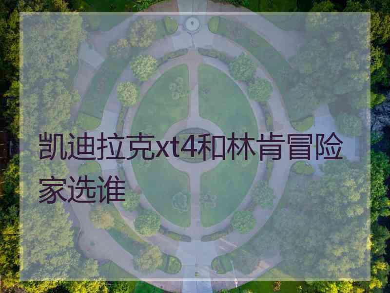 凯迪拉克xt4和林肯冒险家选谁