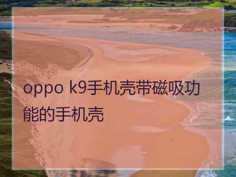 oppo k9手机壳带磁吸功能的手机壳