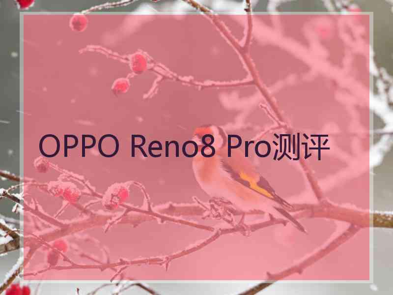 OPPO Reno8 Pro测评