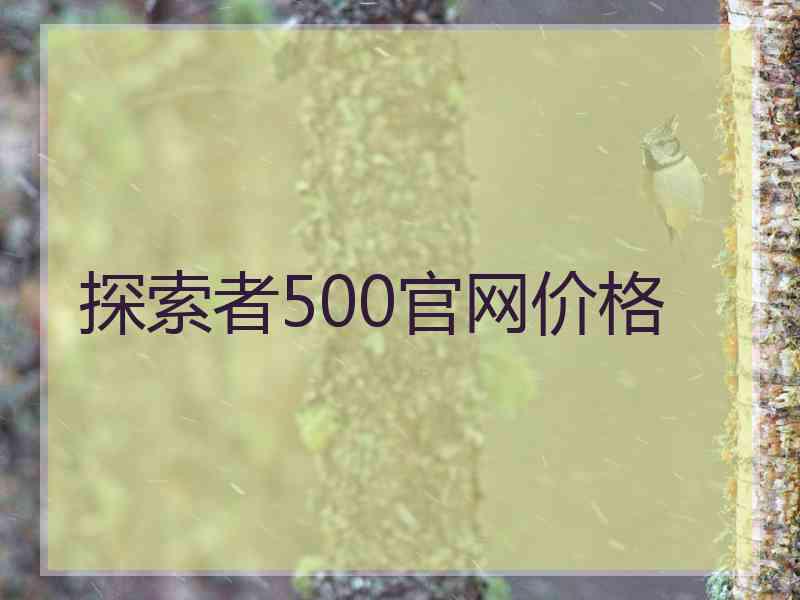 探索者500官网价格