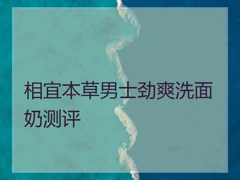 相宜本草男士劲爽洗面奶测评