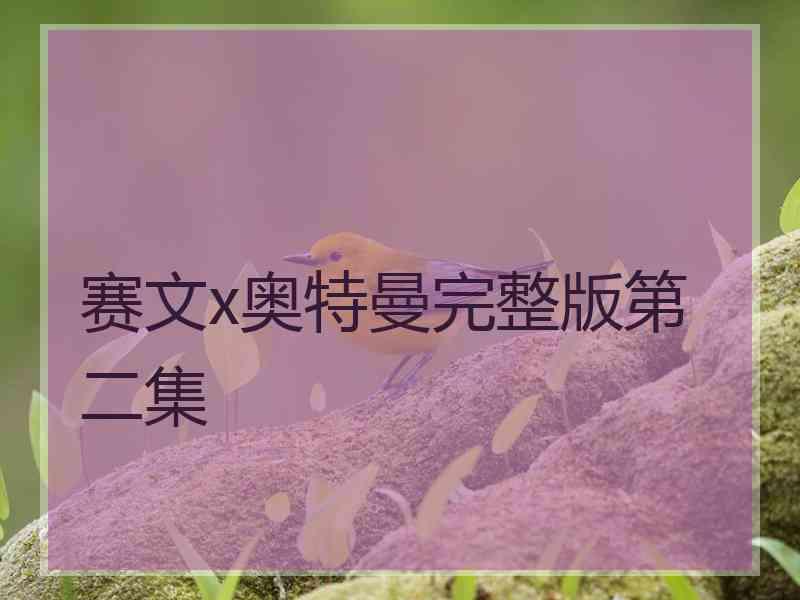 赛文x奥特曼完整版第二集