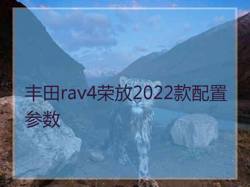 丰田rav4荣放2022款配置参数