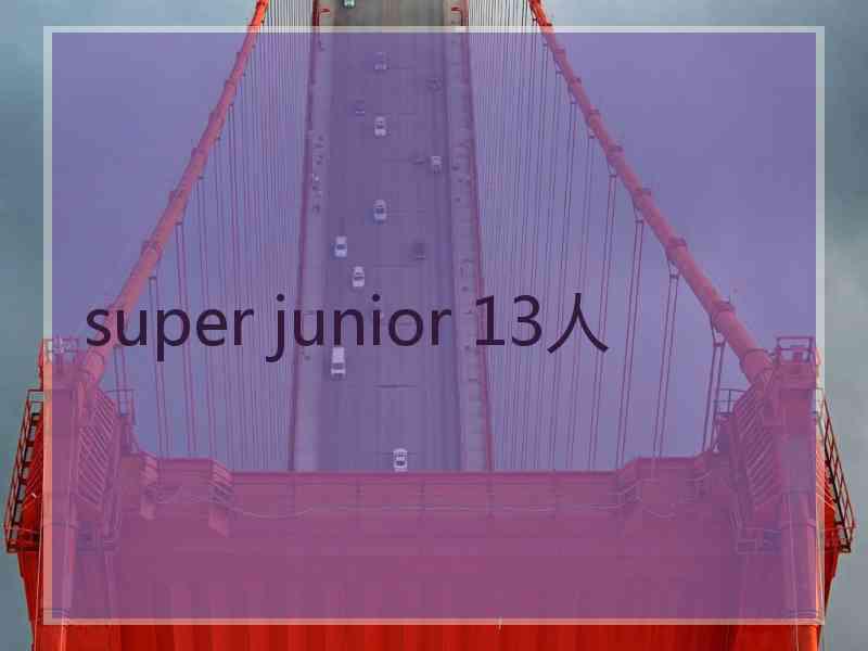 super junior 13人