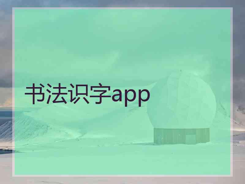 书法识字app