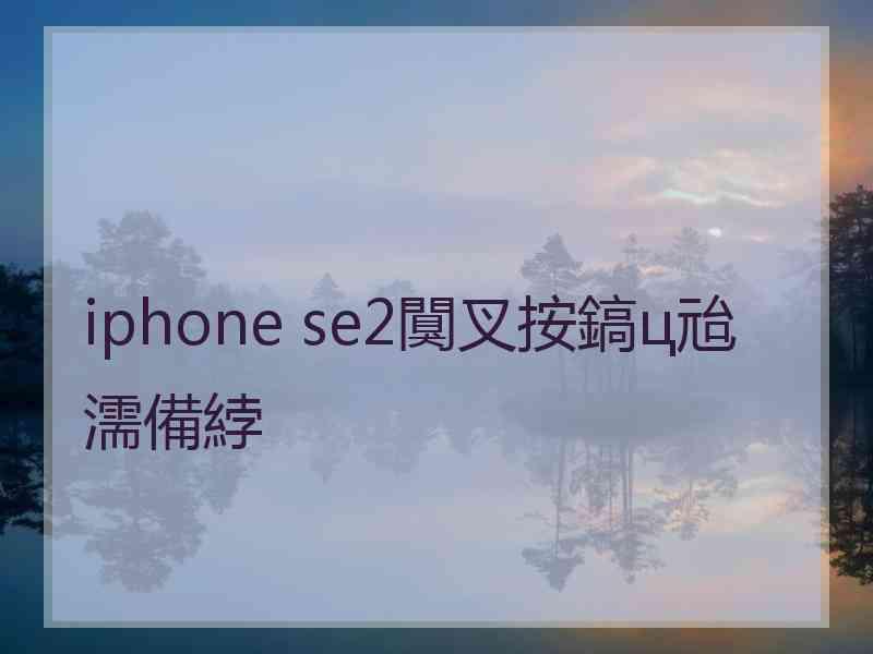 iphone se2闃叉按鎬ц兘濡備綍