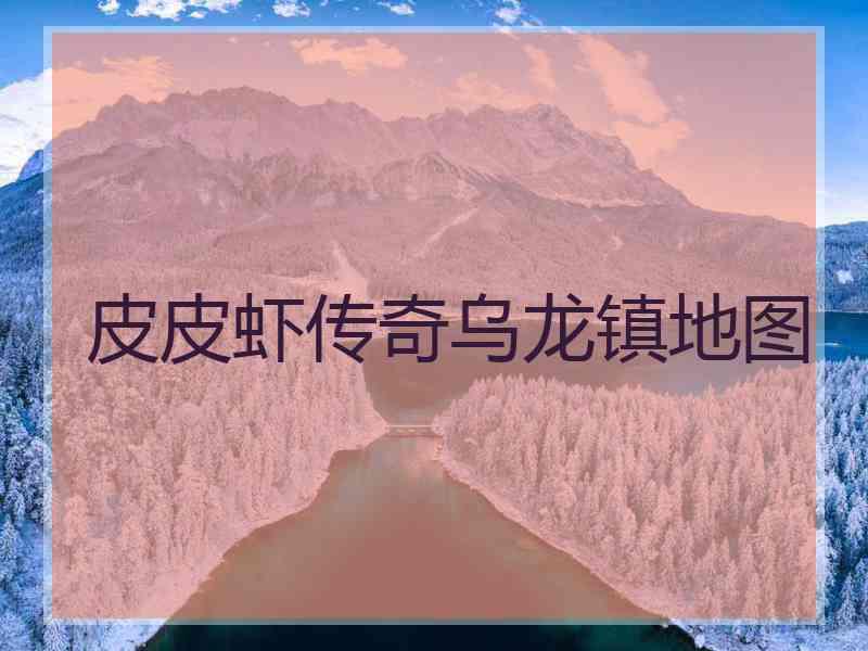 皮皮虾传奇乌龙镇地图