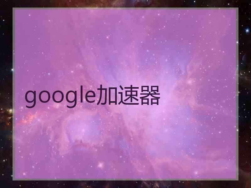 google加速器