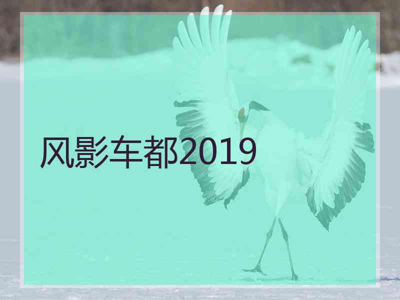 风影车都2019