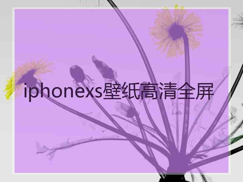 iphonexs壁纸高清全屏