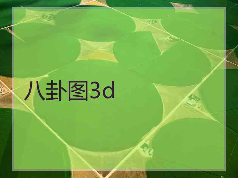 八卦图3d