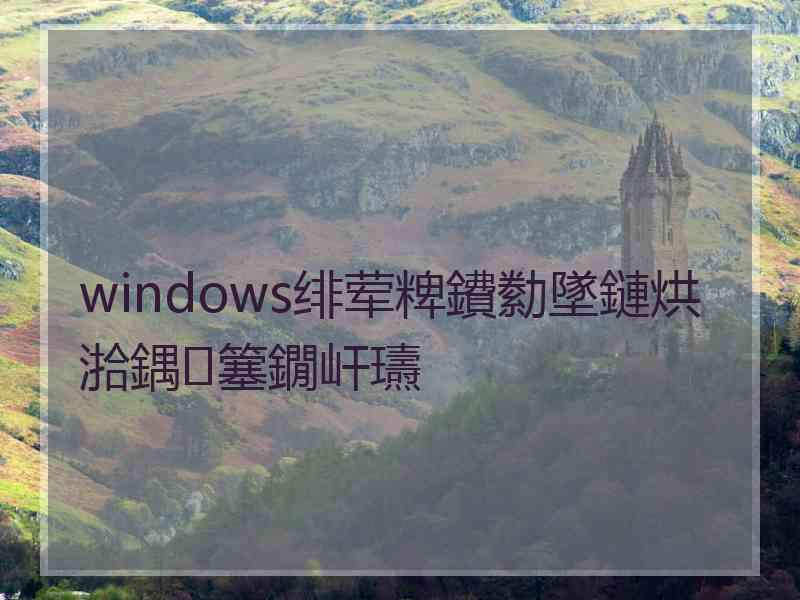 windows绯荤粺鐨勬墜鏈烘湁鍝簺鐗屽瓙