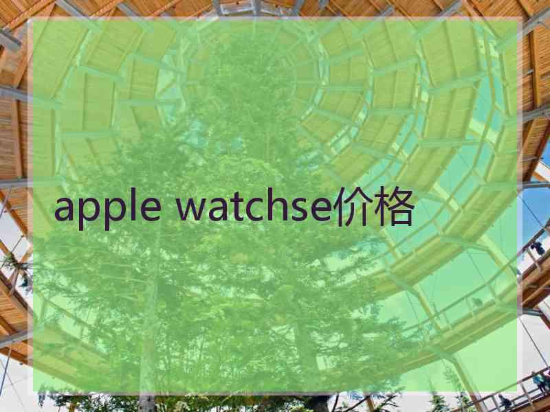 apple watchse价格