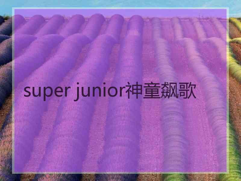 super junior神童飙歌