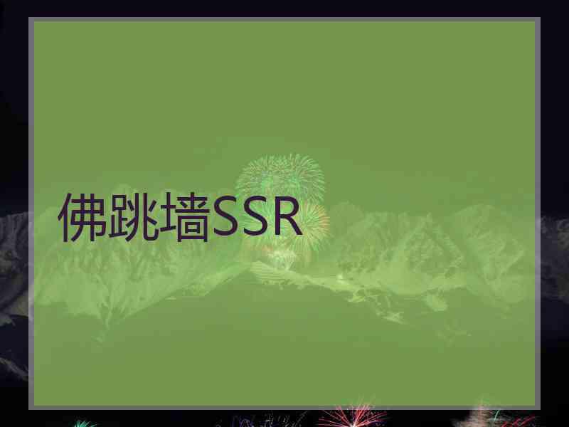 佛跳墙SSR