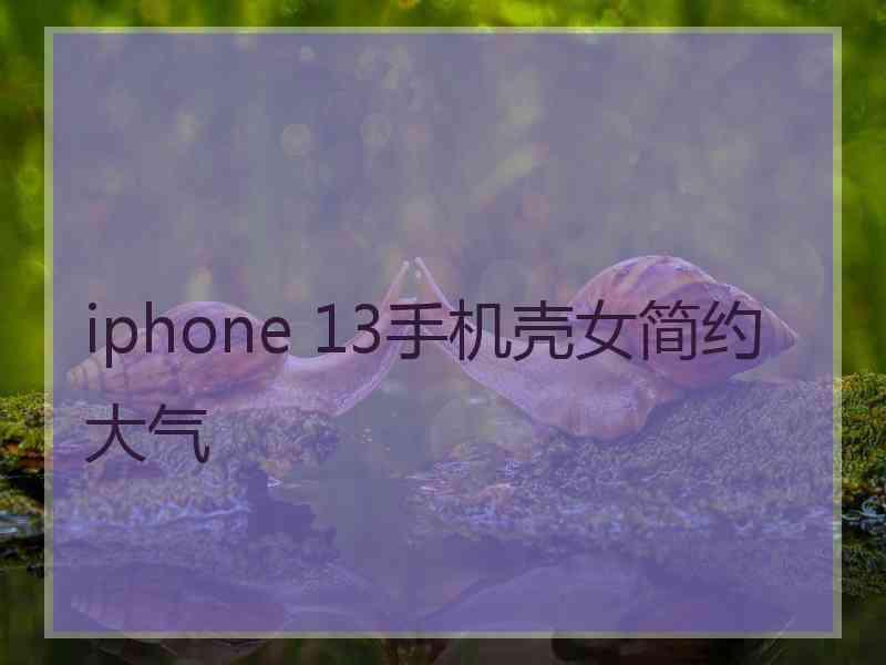 iphone 13手机壳女简约大气