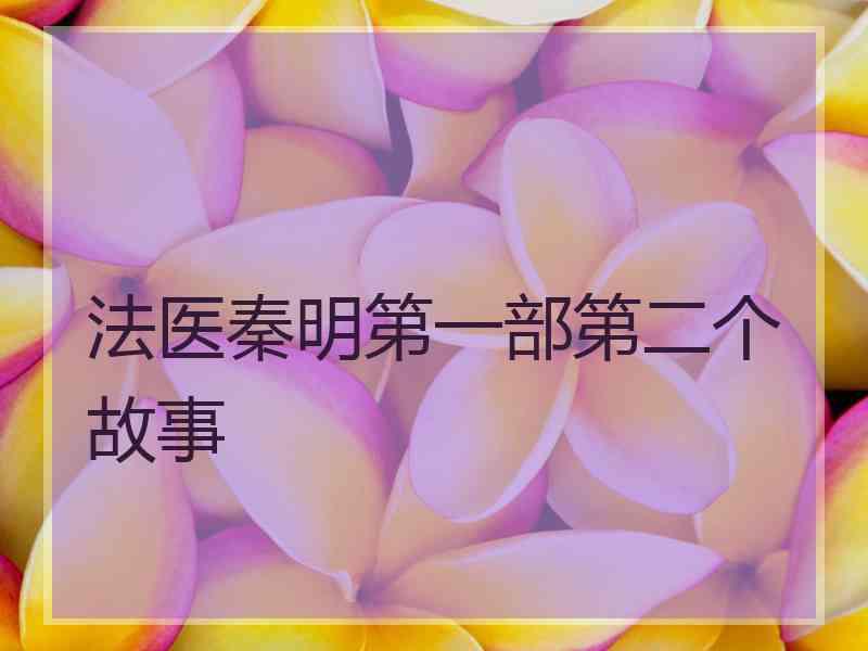 法医秦明第一部第二个故事