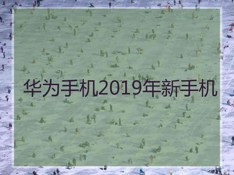 华为手机2019年新手机