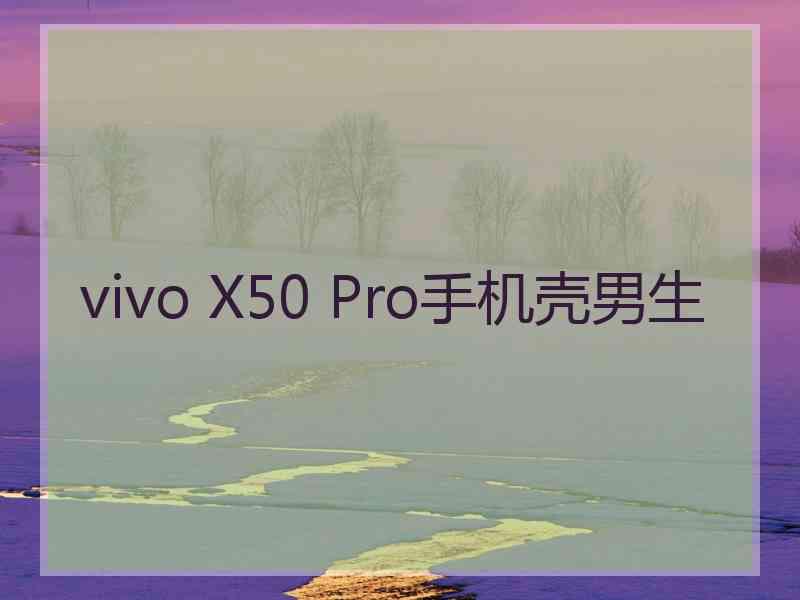 vivo X50 Pro手机壳男生