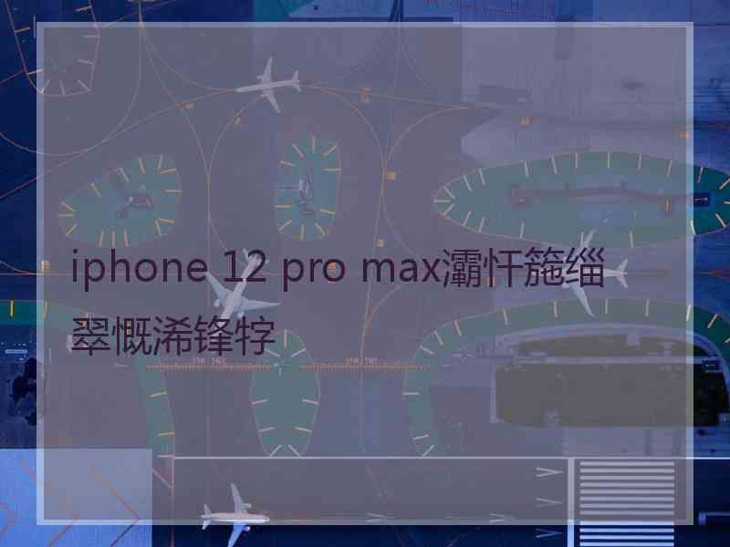 iphone 12 pro max灞忓箷缁翠慨浠锋牸