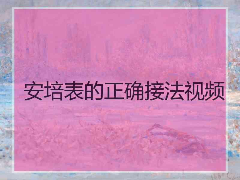 安培表的正确接法视频