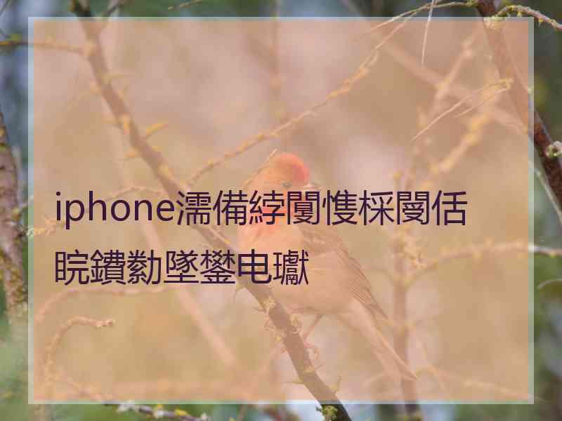 iphone濡備綍闅愯棌閿佸睆鐨勬墜鐢电瓛