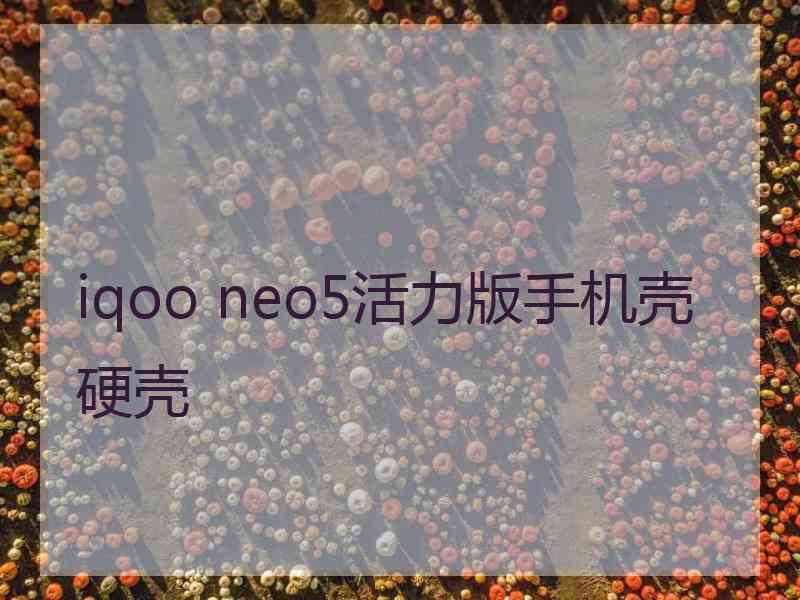 iqoo neo5活力版手机壳硬壳