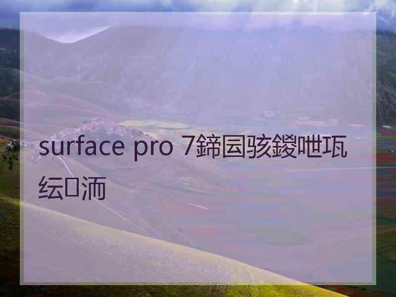 surface pro 7鍗囩骇鍐呭瓨纭洏