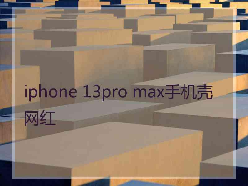 iphone 13pro max手机壳网红