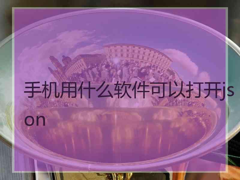 手机用什么软件可以打开json