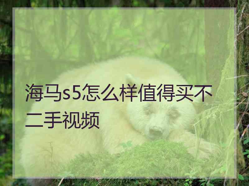 海马s5怎么样值得买不二手视频