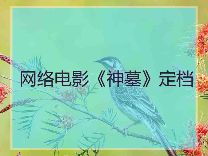 网络电影《神墓》定档