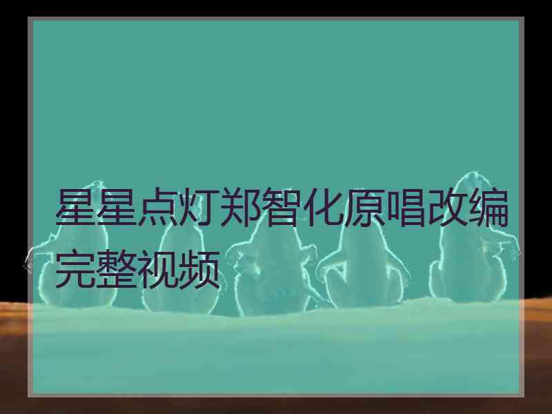 星星点灯郑智化原唱改编完整视频