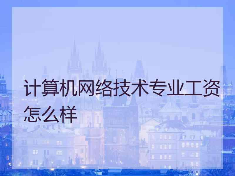 计算机网络技术专业工资怎么样