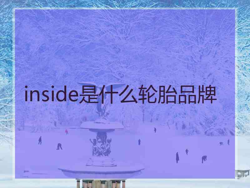 inside是什么轮胎品牌