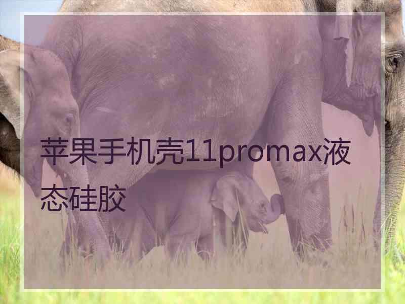 苹果手机壳11promax液态硅胶