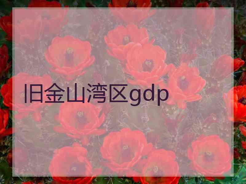 旧金山湾区gdp