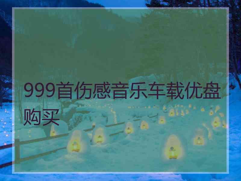 999首伤感音乐车载优盘购买